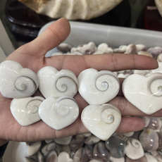 Heart, Stone, shells, shivaeye