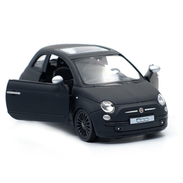 1/30 Scale Fiat 500 Model Car Metal Diecast Gift Toy Vehicle Kids Gift Pull Back