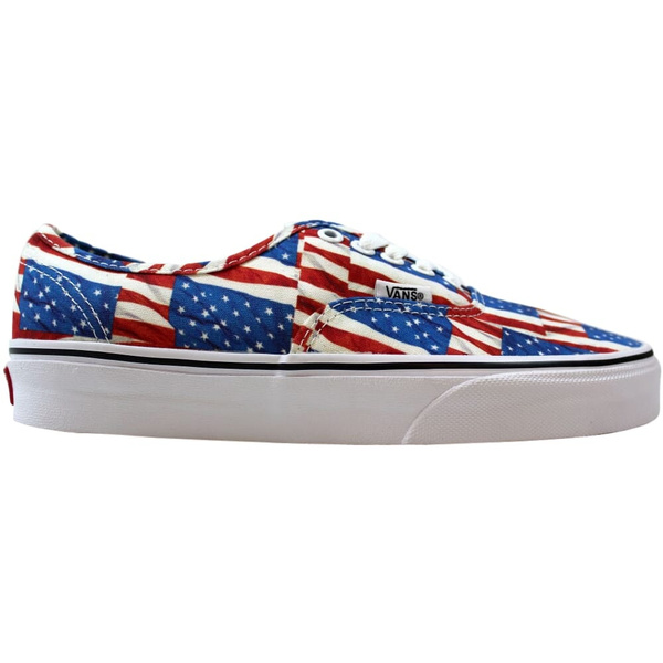 vans authentic red and blue
