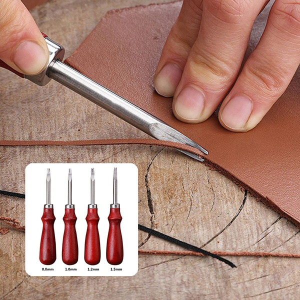Leather Cutting Tool DIY Craft Cut Edge Skiving Carving Cutter Blade Tools  Knife