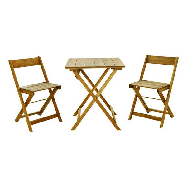 Linon Home Decor 8014821 Acacia Bistro Set 3 Piece Wish - Linon Home Decor Linon Home Decor 8014821 Acacia Bistro Set 3 Piece Wish - Linon Home Decor