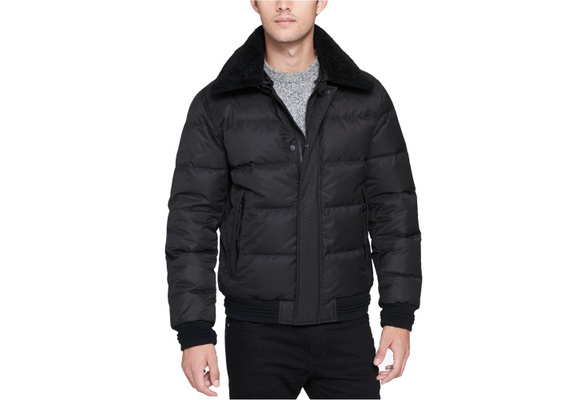 Andrew Marc Mens Pinnacle Puffer Quilted Jacket 