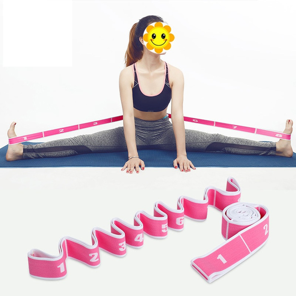 Özel direnç egzersiz bandı TPE lateks Yoga Pilates elastik germe bandı spor salo