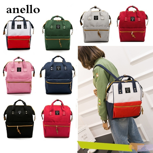 New Anello Classic Bag Unisex Casual Street Bag School Backpacks Bookbag  Travel Bag Girls Shoulder Bag