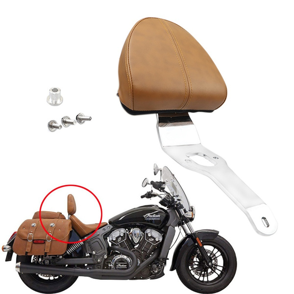 Motorcycle Backrest Driver Backrest Support Pad For Indian Scout 2015-2018  Scout Sixty 2016-2018 (except. Bobber)