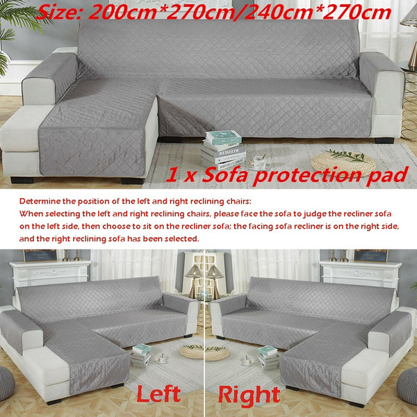 Quilted Waterproof Sofa Slip Cover Anti Slip Pet Furniture Sofa Protector Throw 