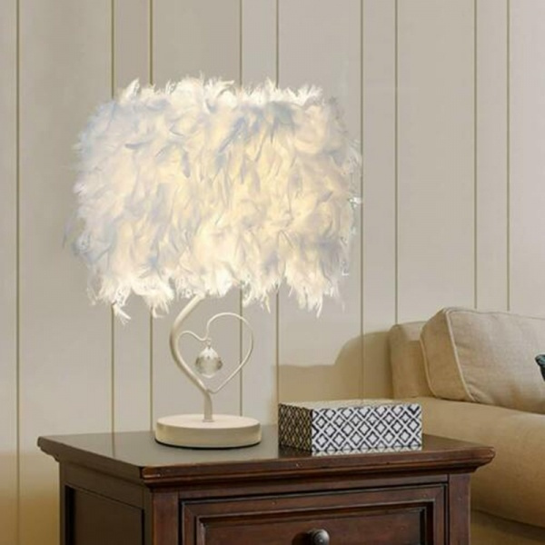 fluffy bedside lamps