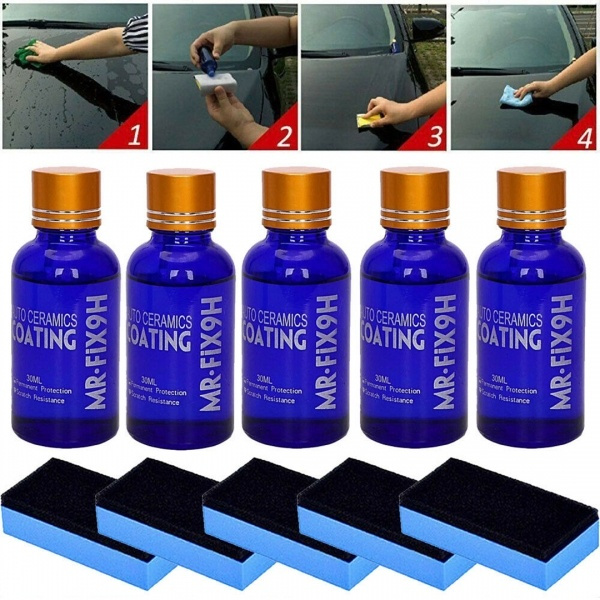 9H Hardness Liquid Nano Super Hydrophobic Ceramic Car Glass Coating