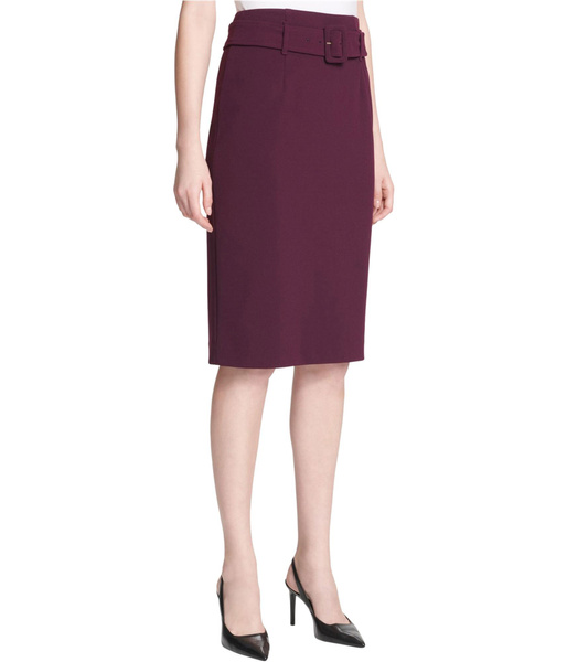 calvin klein aubergine skirt
