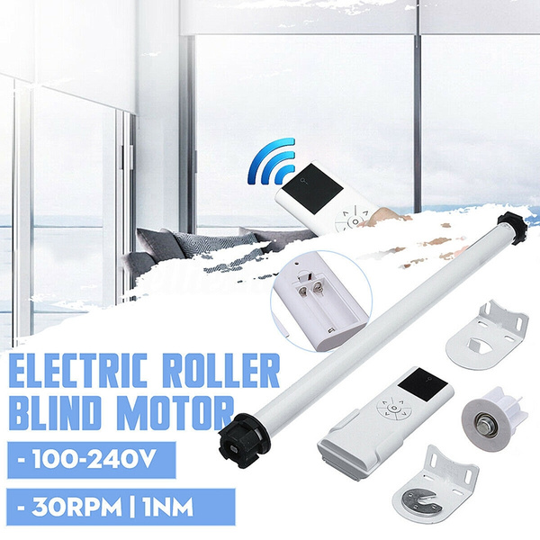DIY 24V Roller Shade Curtain Motor Electric Roller Blind Tubular Remote Control 