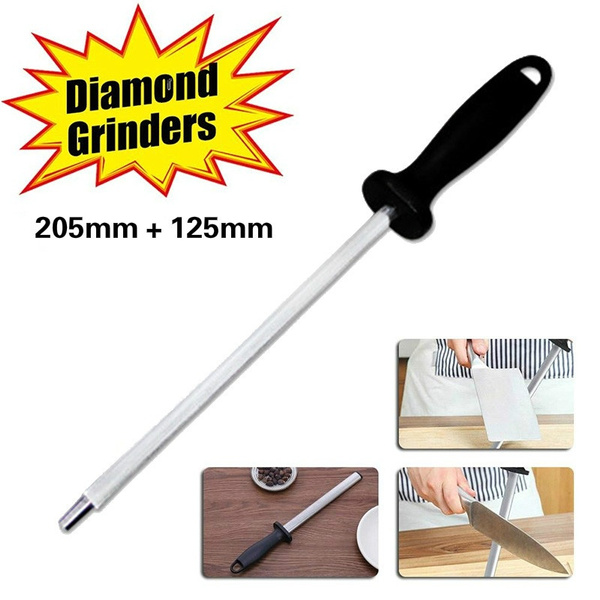 Best Diamond Knife Sharpener Sharpening Stainless Steel Stick Oval Tool