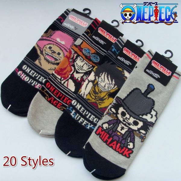 One Piece Chibi Luffy & Chopper Low-cut Socks – Circumtoy
