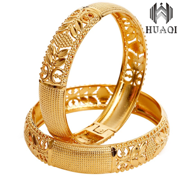 women's real gold bangles