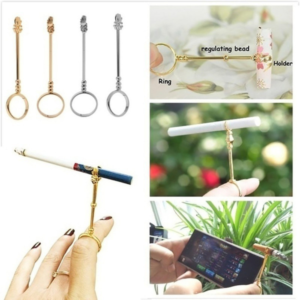 1pc Creative Snake Shaped Cigarette Holder Ring Personalized Portable  Smoking Pipe Clamp & Ring & Accessory | SHEIN EUR