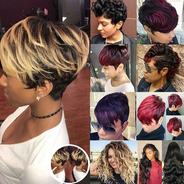 Short style wigs for black clearance women