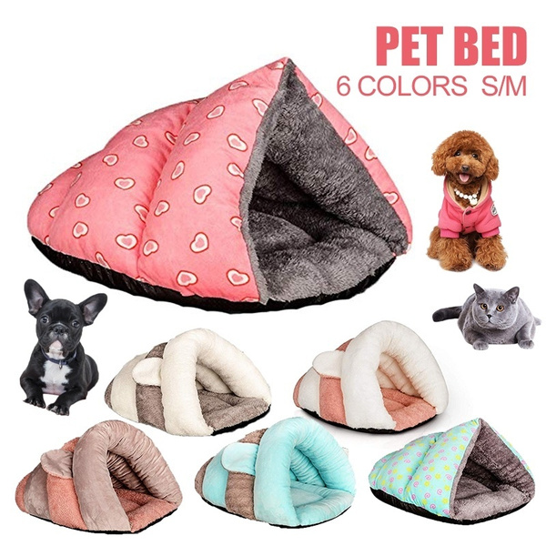 small indoor dog house bed