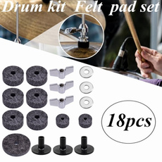 3pcswingnut, Sleeve, Musical Instrument Accessories, drumfeltpaddrumset