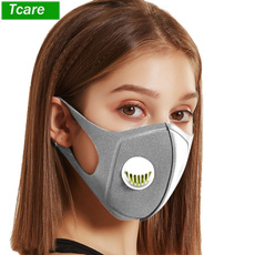 Tcare 1Pcs Pollution Mask Military Grade Anti Air Dust and Smoke Pollution Mask with Adjustable Straps and a Washable Respirator Mask Made For Men Women and Kids