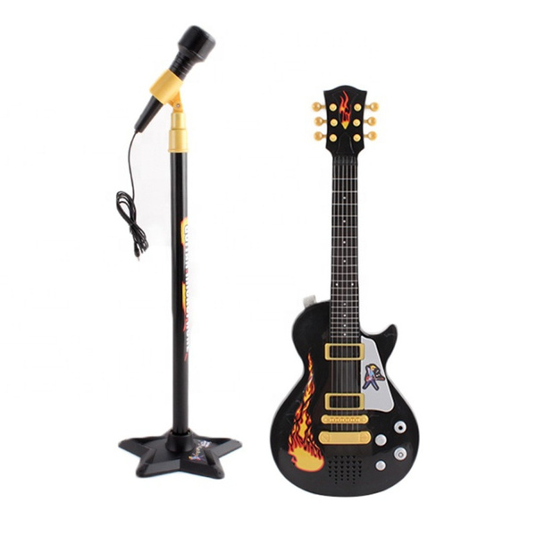 Guitar with best sale microphone toy