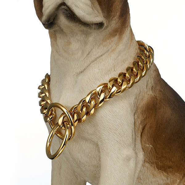 Chain Collar for Dogs - Dog Necklaces - Sanity Jewelry for Your Pup!