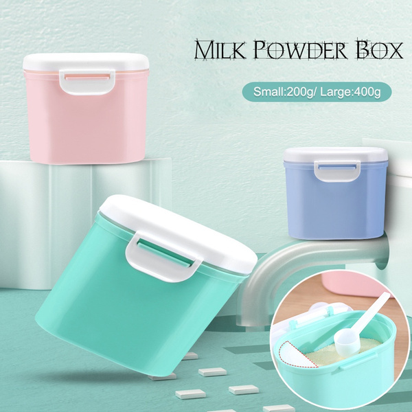 Baby Formula Dispenser with 400ml/800ml Milk Powder Storage Box Container