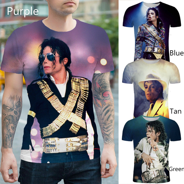 Newest Women/Men Fashion Michael Jackson 3D Printed T Shirt Star Graphic  Tee Casual T-Shirts