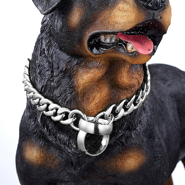 Miami cuban store link dog collar