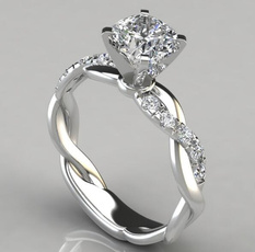 DIAMOND, wedding ring, gold, Simple