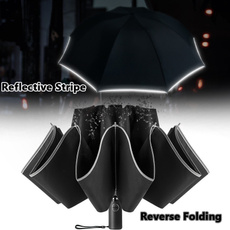 Foldable, Umbrella, reverse, rainproof