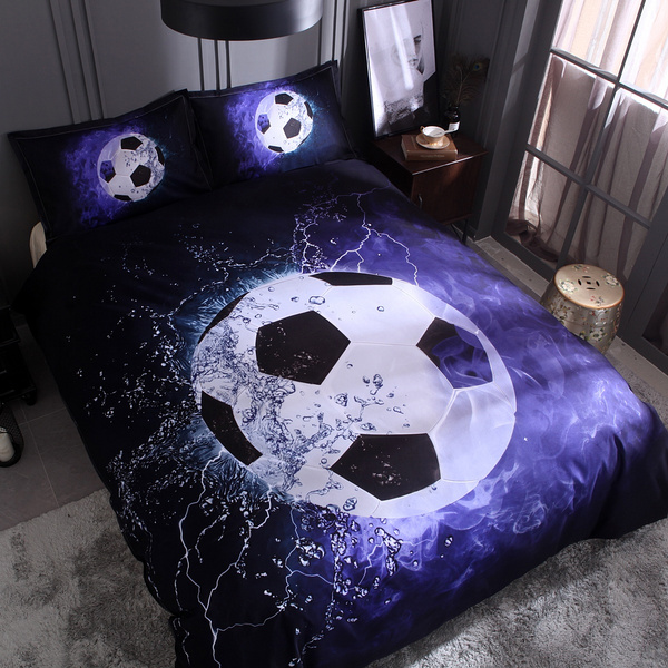 3d football duvet cover