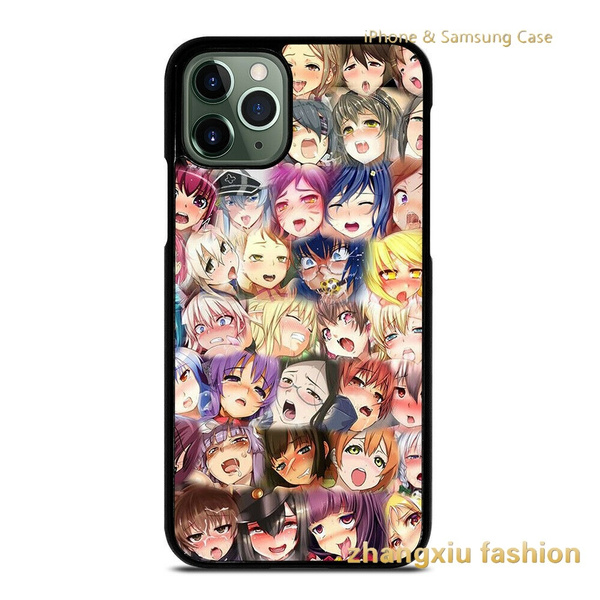 Ahegao Face Color Anime Case For Iphone 11 11pro Xs Xr Max X 6 6s 7 8 Plus 5 5s 5c Se Samsung Case Wish