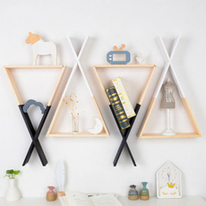 decoration, Wall Mount, Triangles, Home