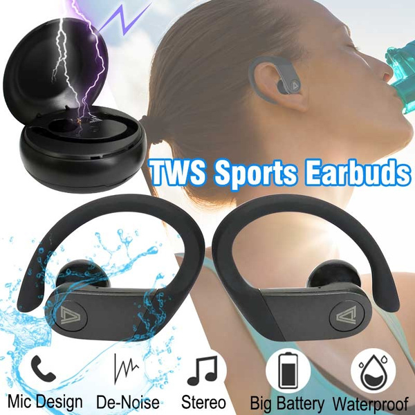 Waterproof A15 TWS Earhook Earbuds Bluetooth 5.0 True Wireless