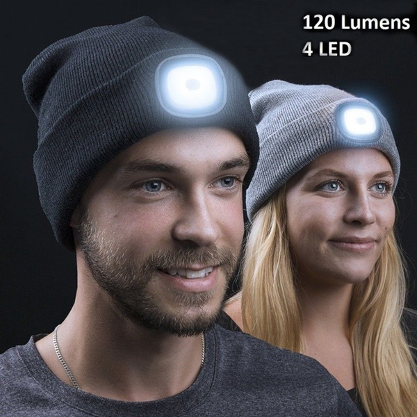 Outdoor Fishing Caps Led Lighted Beanie Cap Hip Hop Men, 43% OFF