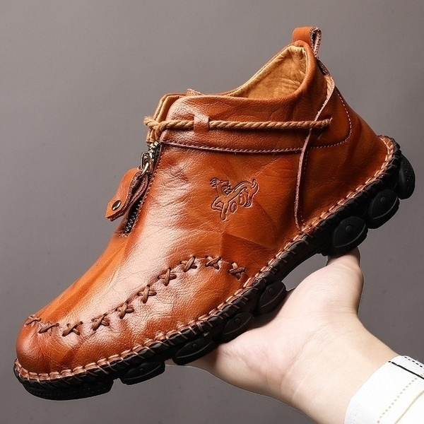 handmade leather shoes Outdoor 