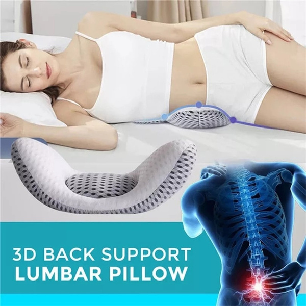 3D Back Support Lumbar Pillow Lumbar Pillow Sleeping Pad Support
