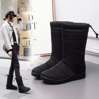 Wish Reseñas de clientes: Cómodas botas de invierno para mujer, botines  cortos para la nieve, zapatos impermeables para mujer, botines cálidos de  felpa, tamaño 4.5-9, Botas negras para Mujer