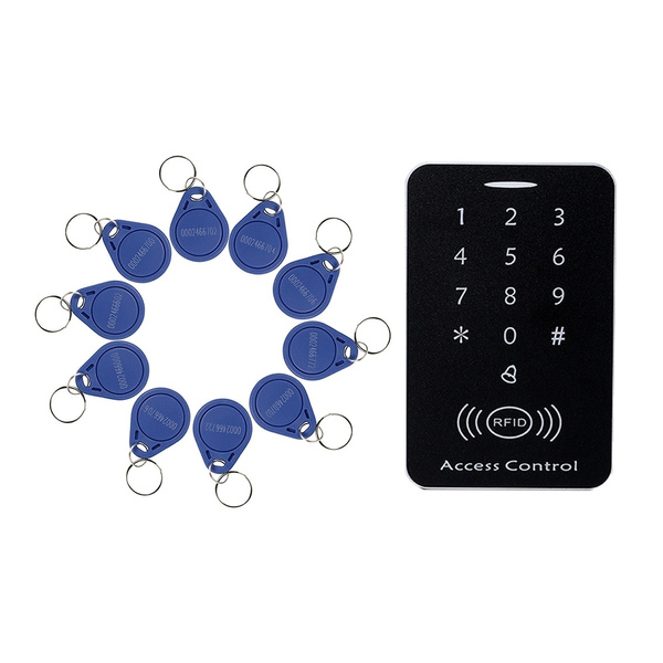 125KHz RFID Access Control System ID Card Security Password Door Lock ...