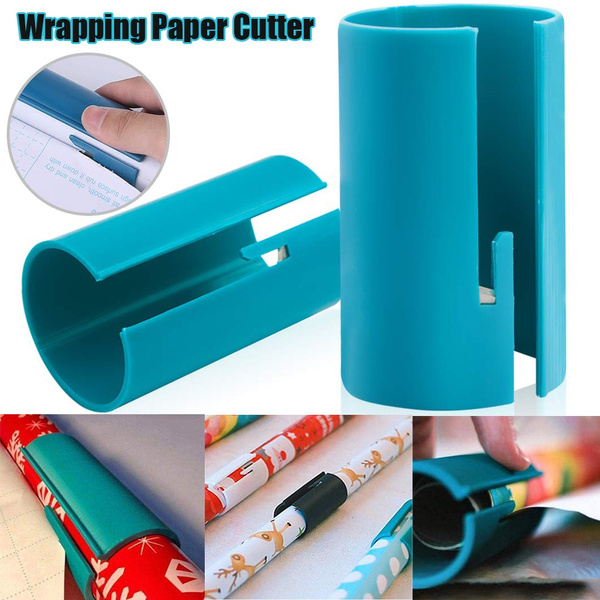 Sliding Wrapping Paper Cutter Christmas Gift Wrapping Paper Roll Cutter Birthday 