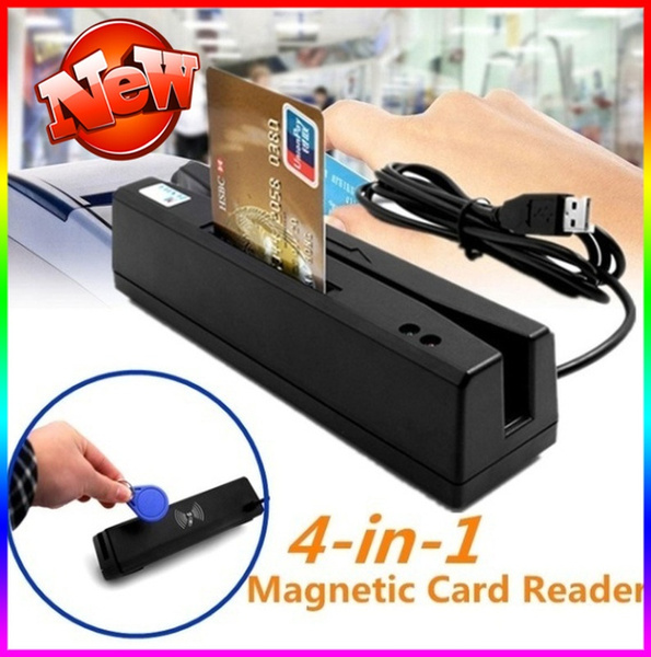 EMV IC Chip RFID PSAM Reader Writer ZCS160 4-in-1 Magnetic Stripe Reader 