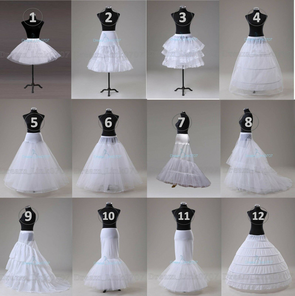 Jupon Crinoline Queue De Poisson - 2 Cerceaux - Pour Robe De Mariée, Bal, Soirée - Taille élastique