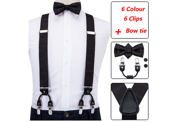 Men's Unisex Clip-on Braces ElasticRainbow Skull Suspender Y-shape  Ajustable