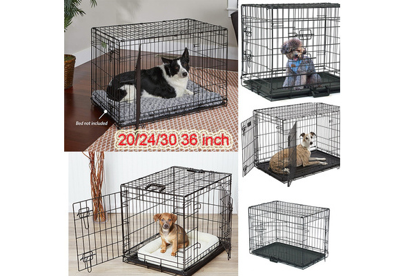 Cimiva-48 Pet Kennel Cat Dog Folding Steel Crate Animal Playpen Wire Metal