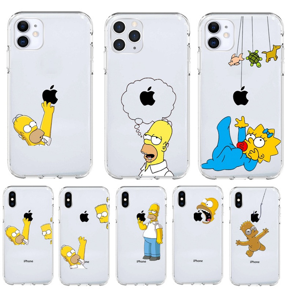 Creative Transparent Case for Funda iPhone 11 Case 5 SE 6 6S 7 8 Plus X XS Max XS Case Funny Cartoon Cover for iPhone11 Pro Case Soft for Capa iPhone Case |