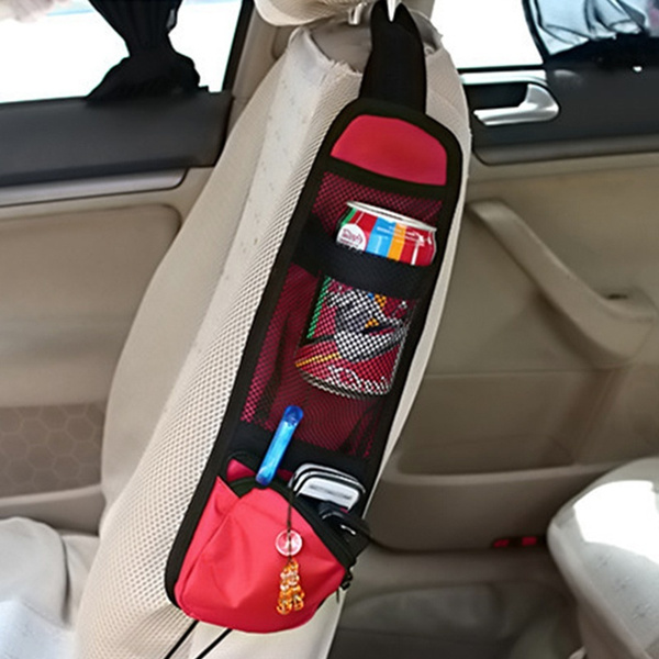 Car Seat Storage Bag Car Organizer For Stowing Tidying Auto Seat Side Bag  Hanging Pocket Nylon Sundries Holder