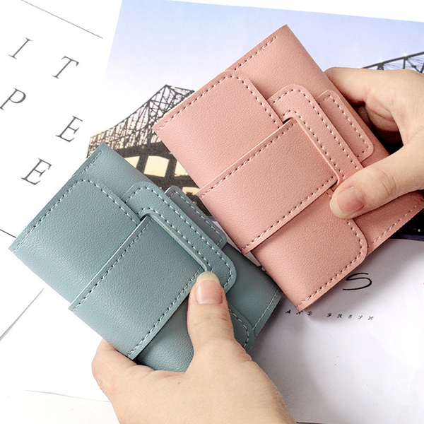 Luxury leather wallet purse for women