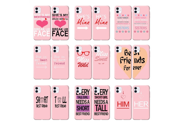 2x Bff Girls Couple Cases For Iphone Xs Max Xr Xs X 8 7 6 6s Plus 5 5s Se 4  4s on Luulla