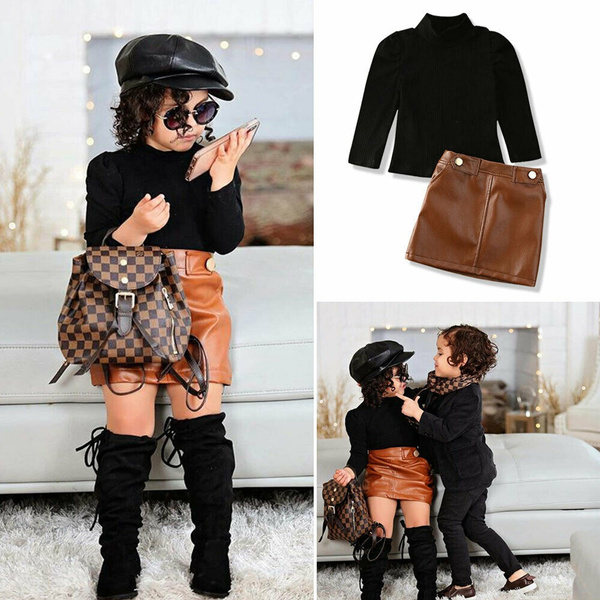 Baby girl black on sale skirt