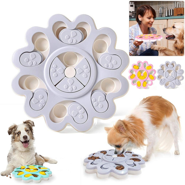 Paw puzzle pet games dog Toy Food Dispenser Interactive Play for