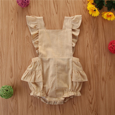 Summer, ruffled, toddlerclothing, Rompers
